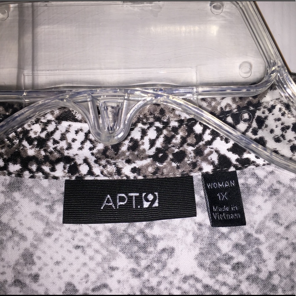 Apt 9 Snakeskin Print Blouse - image 2